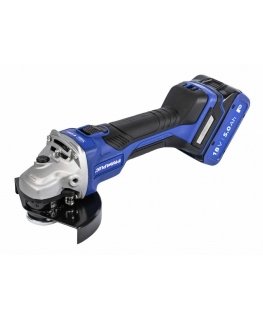 Angle grinder RawlPlug R-PAG18-SV-XL2 18 V 2x5.0 Ah battery.