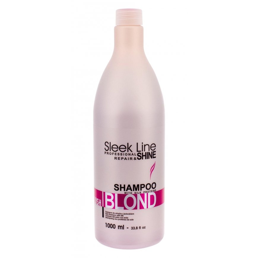 Stapiz Sleek Line skaistalų šampūnas šviesiems plaukams 1000 ml – 3