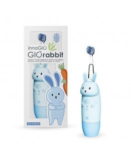 InnoGiO elektrinis dantų šepetėlis triušis mėlynas GIO-455BLUE