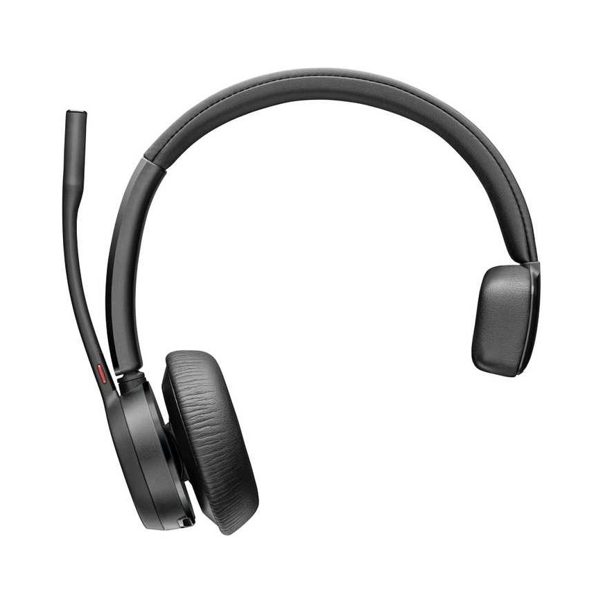 Hewlett Packard (HP) HP Poly Voyager 4310 UC Single-sided Headphone +BT700 USB-A Adapter +Charging Stand – 4