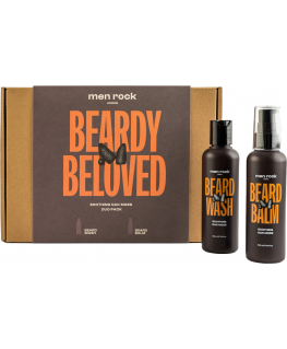 Men Rock London Men Rock Duo Soothing Oak Moss Beard Kit Beard care set, 1 pc.