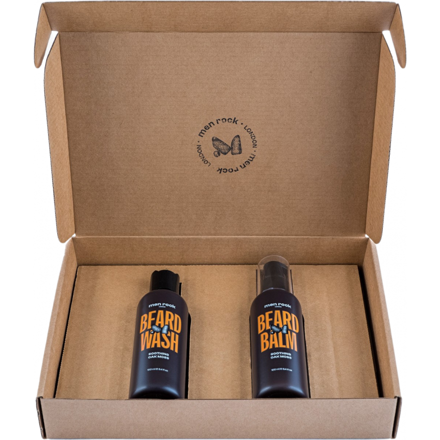 Men Rock London Men Rock Duo Soothing Oak Moss Beard Kit Beard care set, 1 pc. – 2