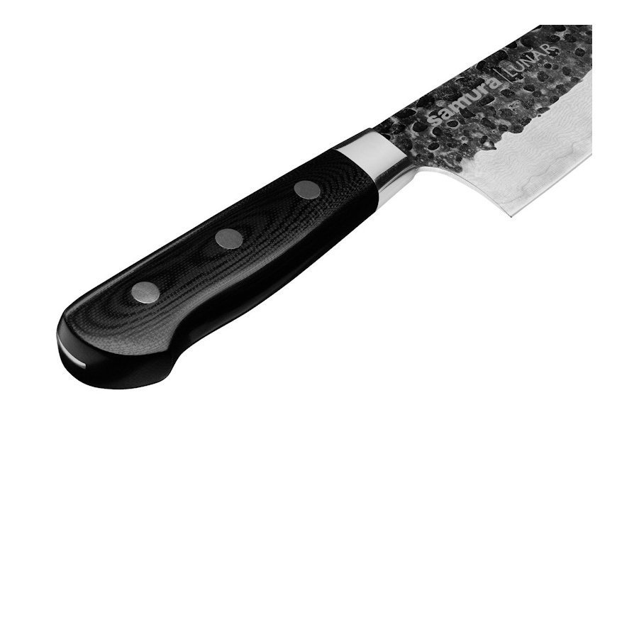Samura Pro-S Lunar Kitchen Chef's knife 210mm Hammered Damascus – 5
