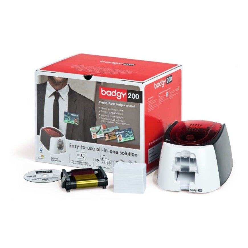 Evolis Badgy200 plastkaardi-printer Värvisublimatsioon/termosiire Värv 260 x 300 DPI – 3
