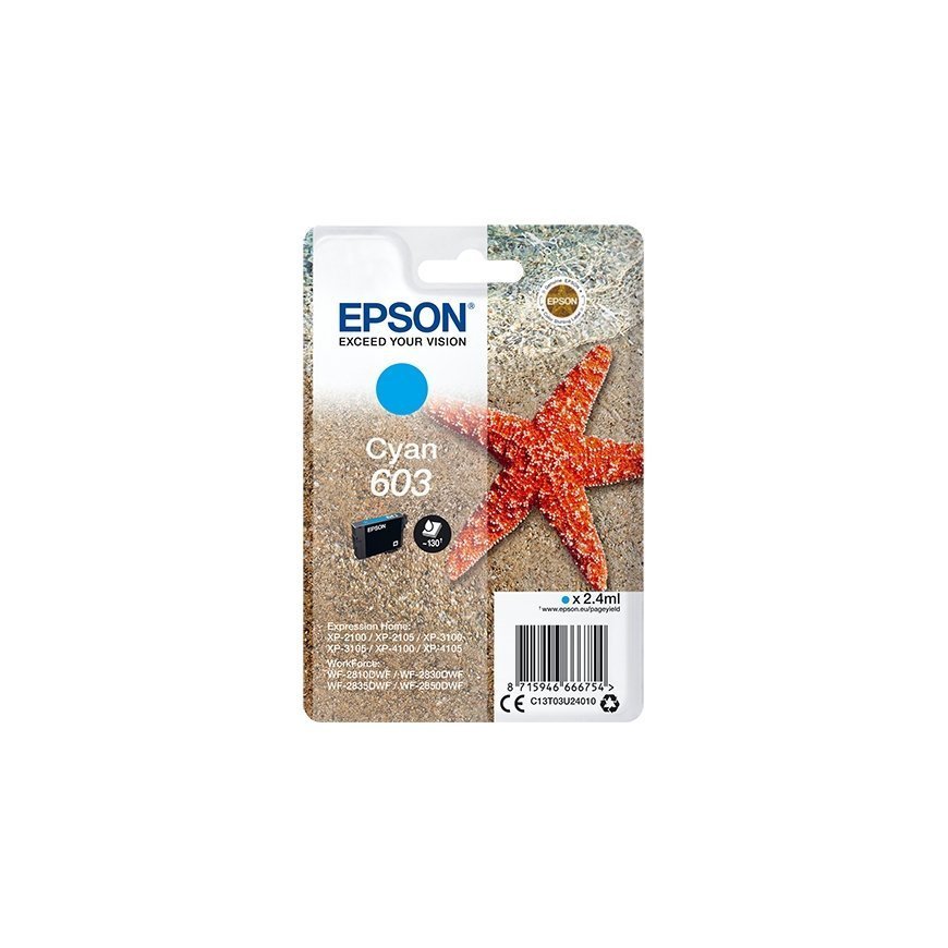 Epson C13T03U24020 ink cartridge 1 pc(s) Original Standard Yield Cyan