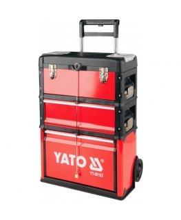Yato YT-09102 small parts/tool box Aluminum, Metal, Plastic Black, Red
