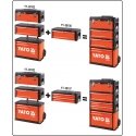 Yato YT-09102 instrumentu kārba Instrumentu kaste Alumīnijs, Metāls, Plastmasa Melns, Sarkans Yato YT-09102 instrumentu kārba Instrumentu kaste Alumīnijs, Metāls, Plastmasa Melns, Sarkans