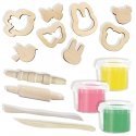 SES Creative Eco dough with wooden tools SES Creative Eco dough with wooden tools
