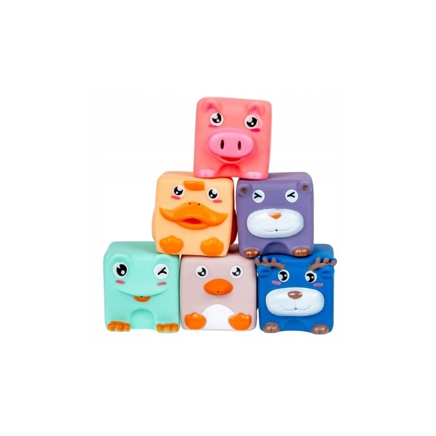 Soft sensory blocks 6 pcs