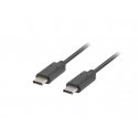 Lanberg CA-CMCM-10CU-0010-BK USB kabelis 1 m USB 2.0 USB C Juoda