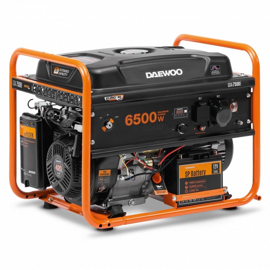 Daewoo GDA 7500E degvielas ģnerators 6500