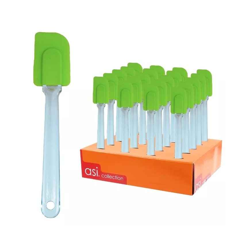 Silicone spatula green