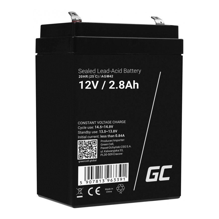 Green Cell AGM42 Radio-Controlled (RC) model part/accessory Battery