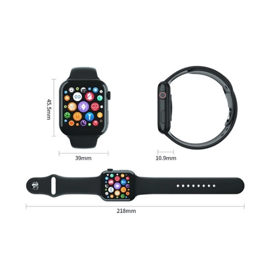 iWear G5 Aluminum Sport BT Call Smart Watch with Heartrate & Blo – 4