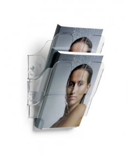 Durable FLEXIPLUS materiaalihylly 2 hyllyä Läpinäkyvä