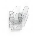 Durable FLEXIPLUS literature rack 2 shelves Transparent Durable FLEXIPLUS literature rack 2 shelves Transparent