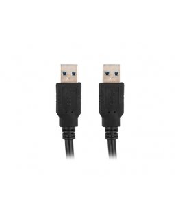 Lanberg CA-USBA-30CU-0018-BK USB cable 1.8 m USB 3.2 Gen 1 (3.1 Gen 1) Black