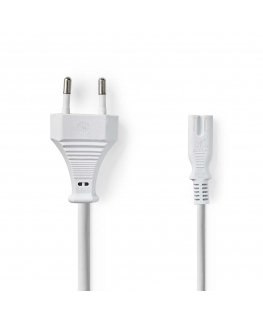Nedis PCGP11040WT20 кабель питания Белый 2 m Разъем C7