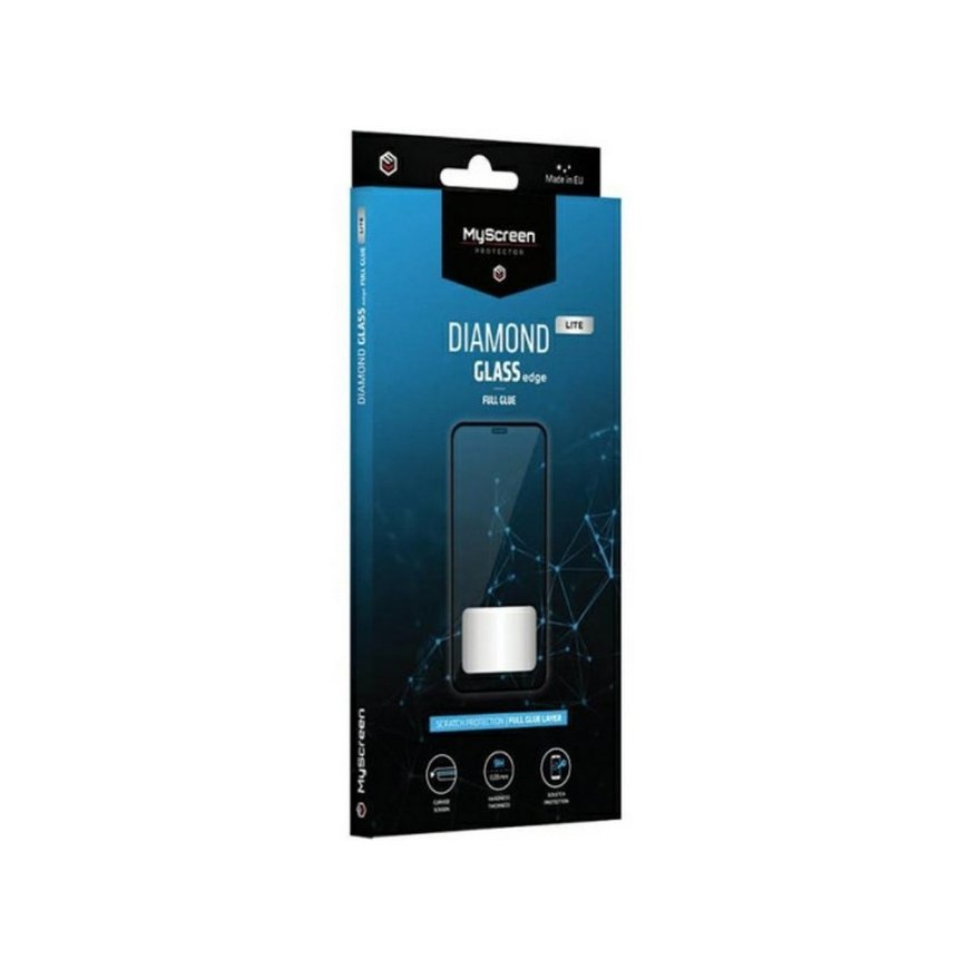 MyScreen Diamond Glass Lite Edge Full Glue Black do Apple iPhone 15 – 2