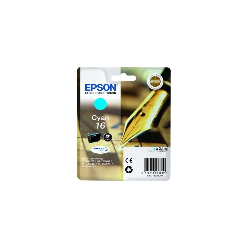 Epson Pen and crossword Singlepack Cyan 16 DURABrite Ultra Ink – 2