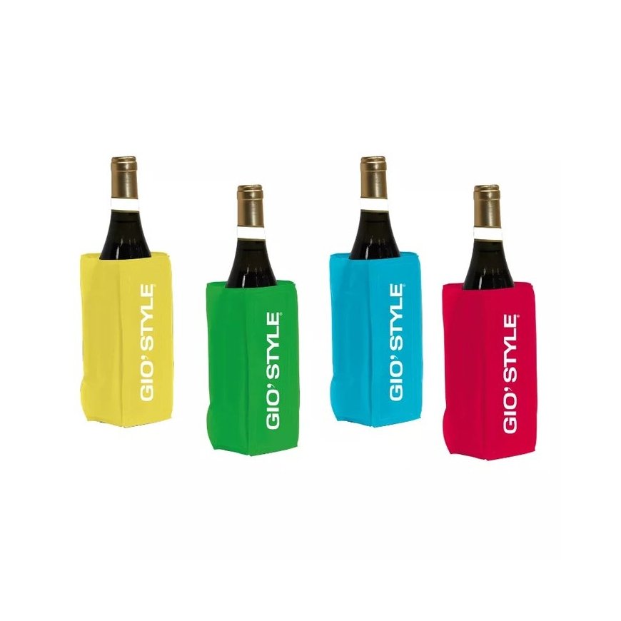 Wine bottle cooler Glacette Fun assorted, red|light blue|yellow|