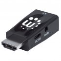 Manhattan 151542 kaapelin sukupuolenvaihtaja HDMI VGA, 3.5mm Musta Manhattan 151542 kaapelin sukupuolenvaihtaja HDMI VGA, 3.5mm Musta