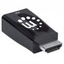 Manhattan 151542 kaapelin sukupuolenvaihtaja HDMI VGA, 3.5mm Musta Manhattan 151542 kaapelin sukupuolenvaihtaja HDMI VGA, 3.5mm Musta