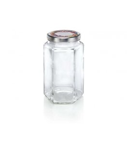 LEIFHEIT Hexagonal glass jar 1700ml