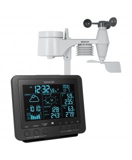 Sencor SWS 9700 digital weather station Black Battery