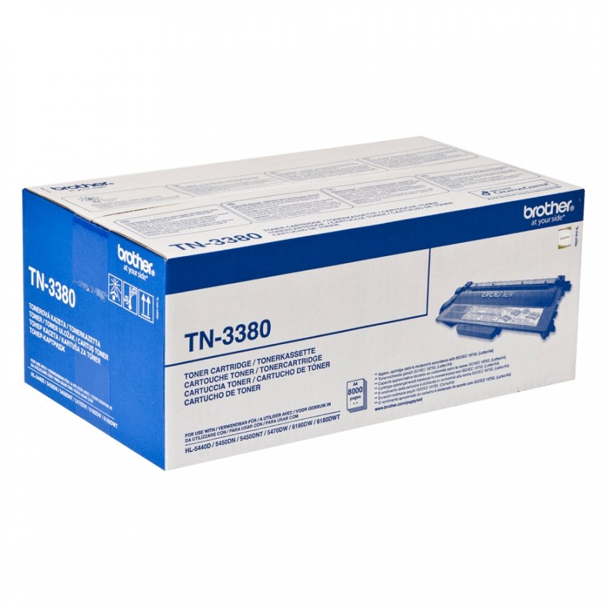 Brother TN-3380 toonerikassett 1 tk Originaal Must