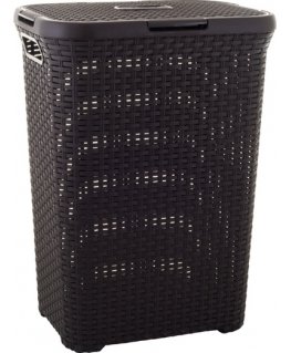 Curver Style 144873 skalbinių krepšys 60 L Kvadratas Rotangas Ruda