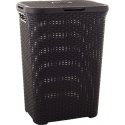 Curver Style 144873 skalbinių krepšys 60 L Kvadratas Rotangas Ruda