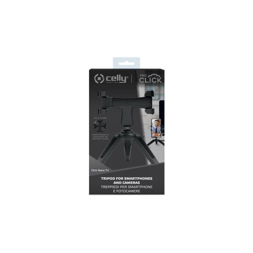 Celly CLICKNANOTRIBK tripod Smartphone/Tablet 3 leg(s) Black – 5