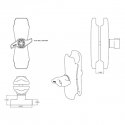 RAM Mounts RAM-D-201U asennussarja RAM Mounts RAM-D-201U asennussarja