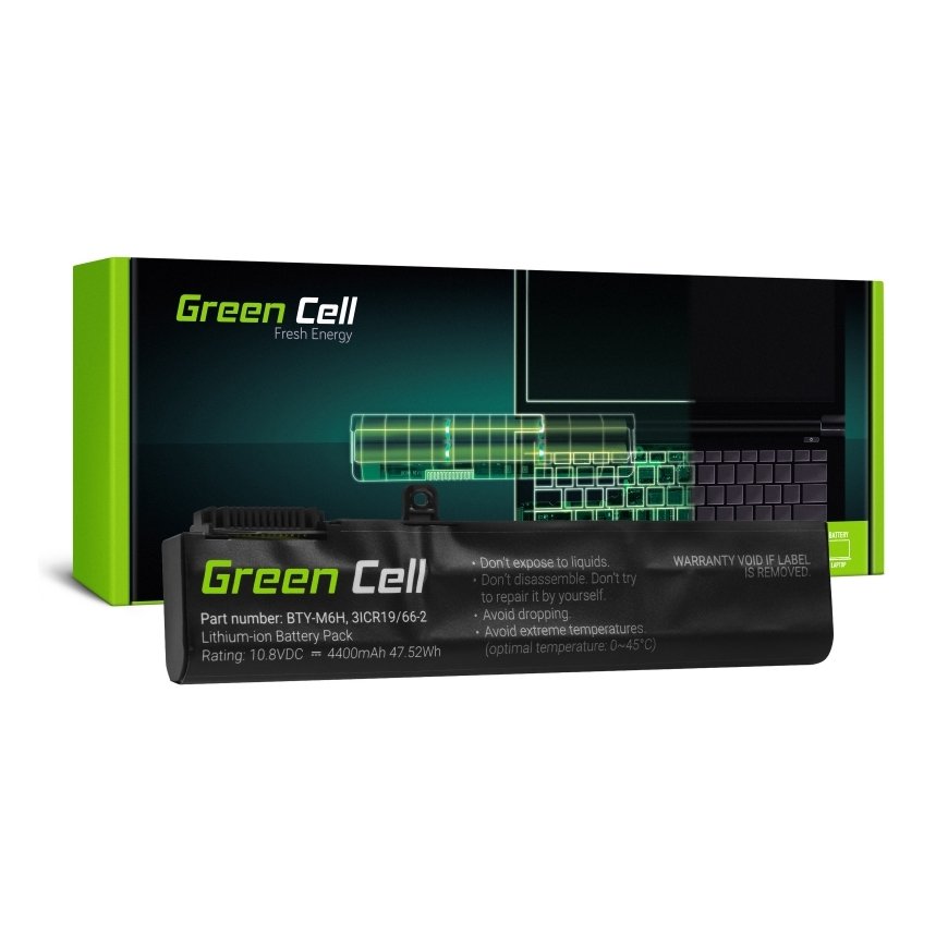 Green Cell MS16 sülearvuti varuosa Patarei – 5