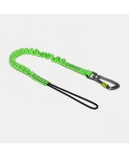 Elastic rope NLG, with rotating carabiner and loop, max load 5kg