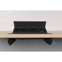 Desktop power outlet DELTACO OFFICE, 3 outlets, 1x21W A+C USB, GST18 cable connector / GT-1400 / 1902250 Desktop power outlet DELTACO OFFICE, 3 outlets, 1x21W A+C USB, GST18 cable connector / GT-1400 / 1902250