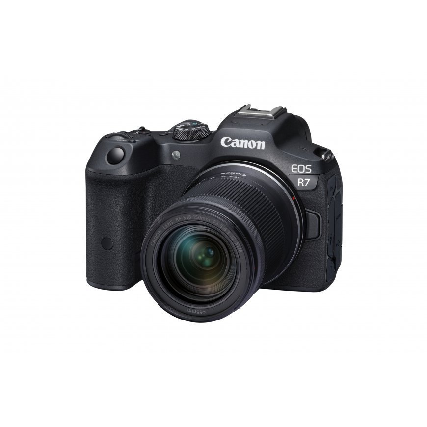 Canon EOS R7 + RF-S 18-150mm F3.5-6.3 IS STM + EF- R MILC 32,5 MP CMOS 6960 x 4640 pikseļi Melns – 5