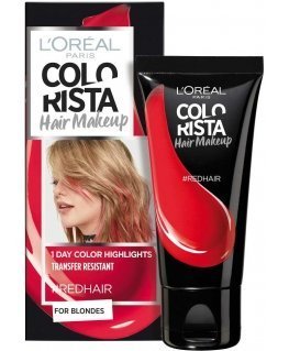 Loreal L'Oreal Paris, Colorista plaukų makiažas, pusiau ilgalaikiai plaukų dažai, REDHAIR, 30 ml moterims
