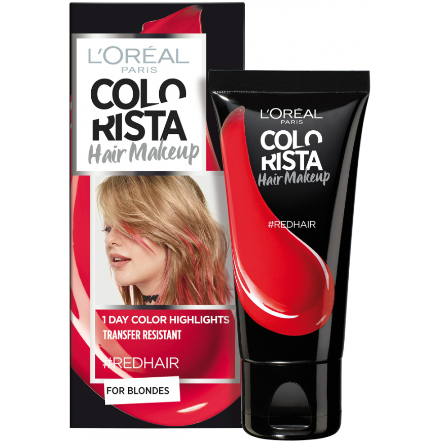Loreal L'Oreal Paris, Colorista hair makeup, semi-permanent hair dye, REDHAIR, 30 ml for women – 4