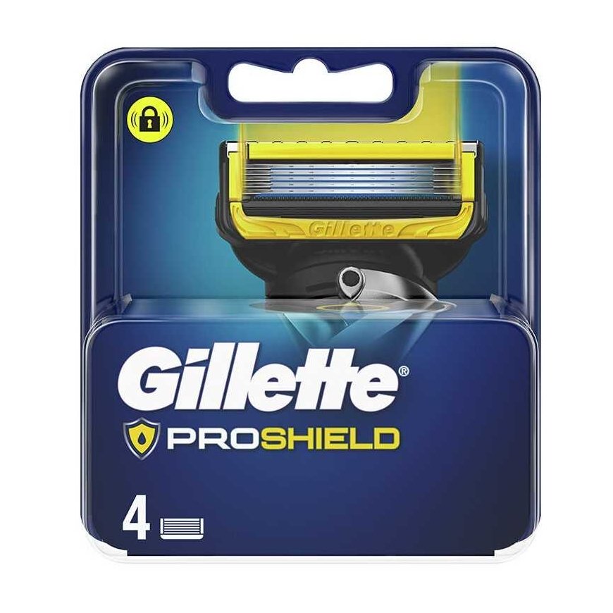 "Gillette Proshield Charger" 4 papildymai