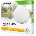 Wall lamp Orno AGAT LED 15W, garden lamp, 1100lm, IP54, 4000K, white Wall lamp Orno AGAT LED 15W, garden lamp, 1100lm, IP54, 4000K, white