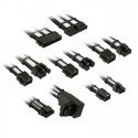 Kolink Core Pro Braided Cable Extension Kit 12V-2x6 Type 1 - Jet Black/Brilliant White Kolink Core Pro Braided Cable Extension Kit 12V-2x6 Type 1 - Jet Black/Brilliant White