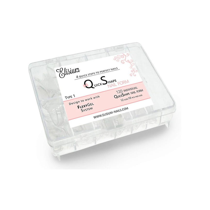 Elisium Shape Nail Form Type1 for nail extensions 120 pcs. – 2