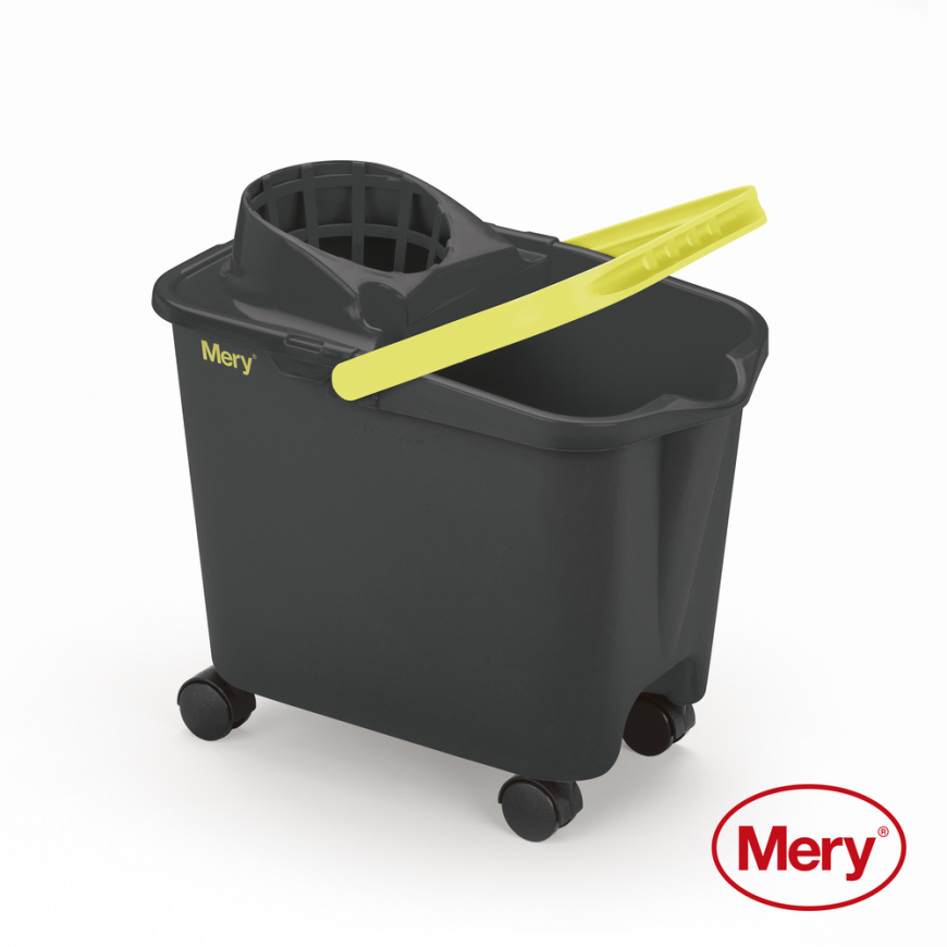 Prostokątne wiadro na kołkach 14 ltr with wyciskaczem Mery – 3