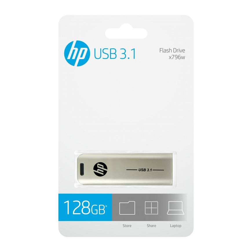 HP x796w USB-välkmälu 128 GB USB tüüp A 3.2 Gen 1 (3.1 Gen 1) Hõbe – 4