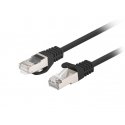 PATCHCORD CAT.6 FTP 0.5M Black FLUKE PASSED LANBERG 10-PACK PATCHCORD CAT.6 FTP 0.5M Black FLUKE PASSED LANBERG 10-PACK