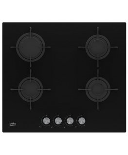 Beko HILG 64220 S Must Sisseehitatud Gaas 4 tsoon(id)