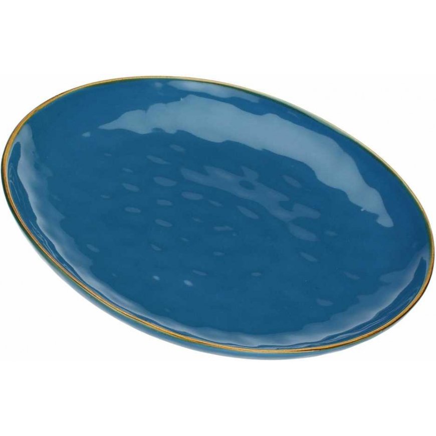 Rose&Tulipani Set of 2 round bowls Concerto Blu Avio - Granatowy, 32 cm – 2