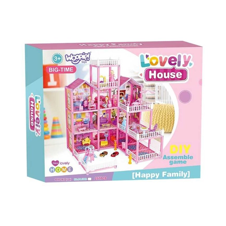 WOOPIE Mega Villa doll house LOVELY HOUSE 194 pcs. – 3